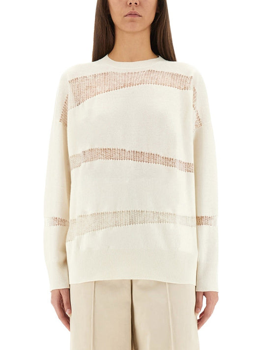 Fabiana Filippi PLATINUM AND MOHAIR KNIT