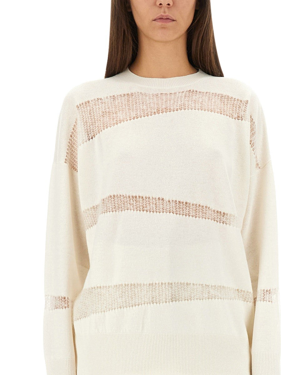 Fabiana Filippi PLATINUM AND MOHAIR KNIT