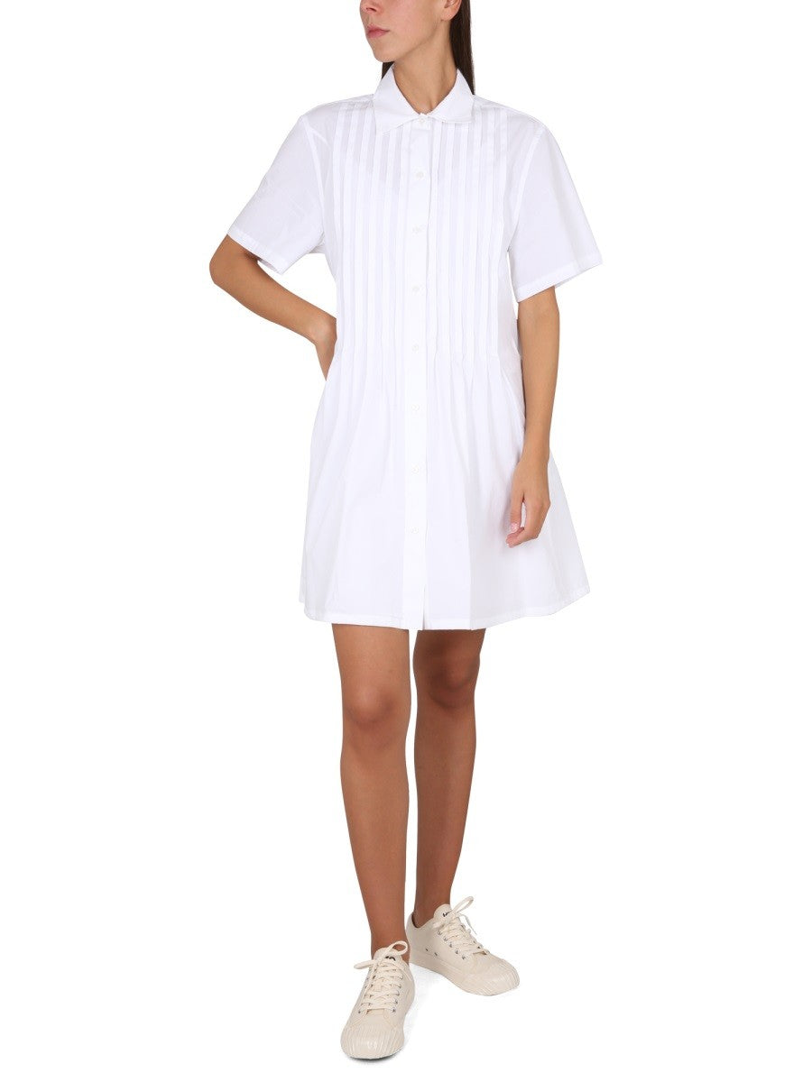 Kenzo PLEATED CHEMISE DRESS