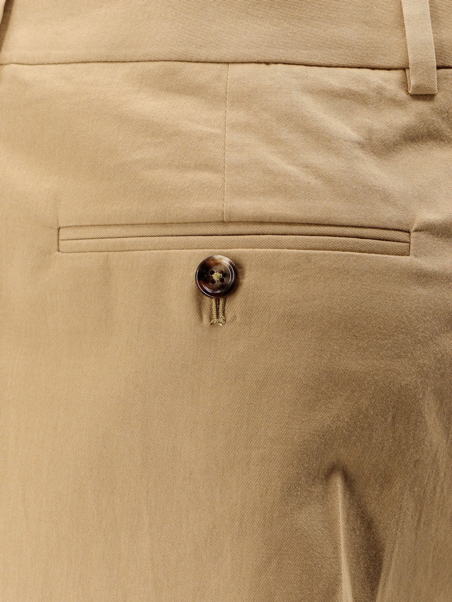 Celine Pleated cotton trousers