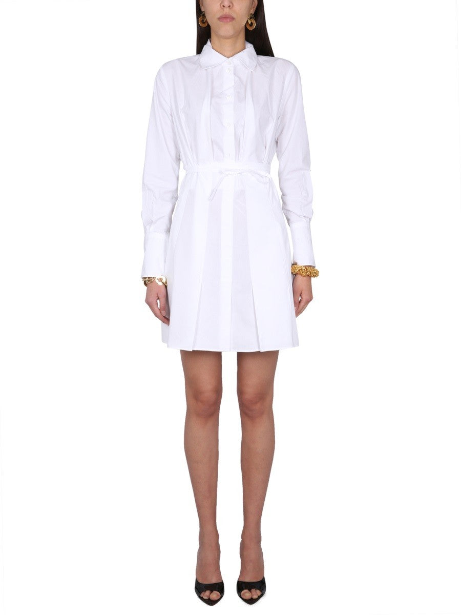 PATOU PLEATED SHIRT DRESS