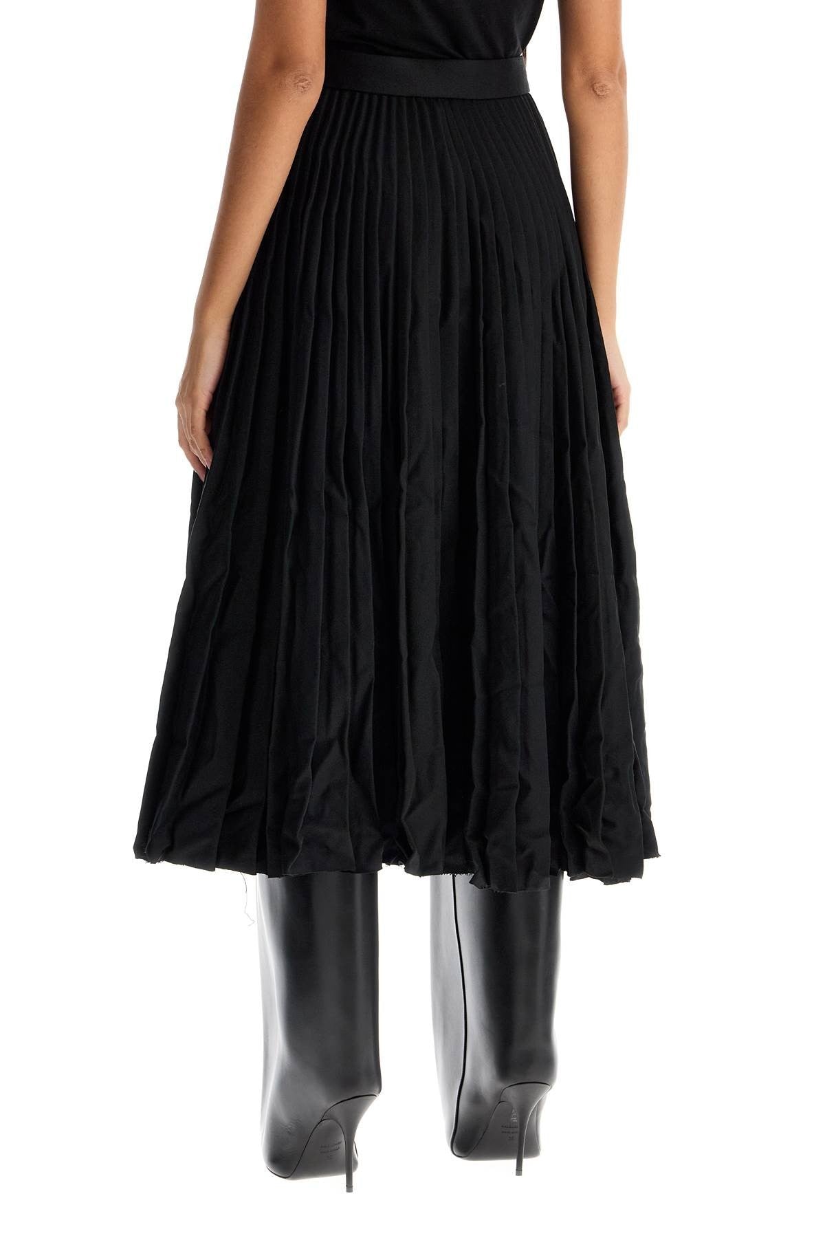 Balenciaga pleated skirt with crink