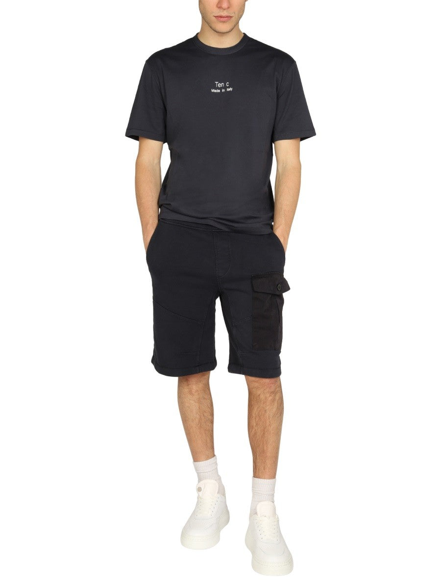 TEN C POCKET BERMUDA SHORTS