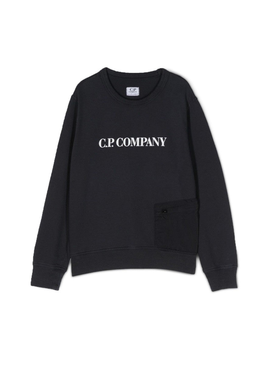 C.P. COMPANY pocket crewneck sweatshirt