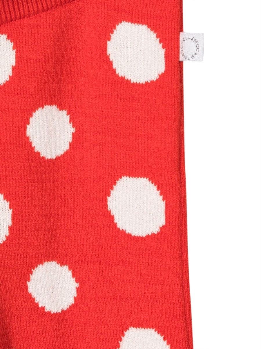 stella mccartney POLKA DOT KNIT PANTS