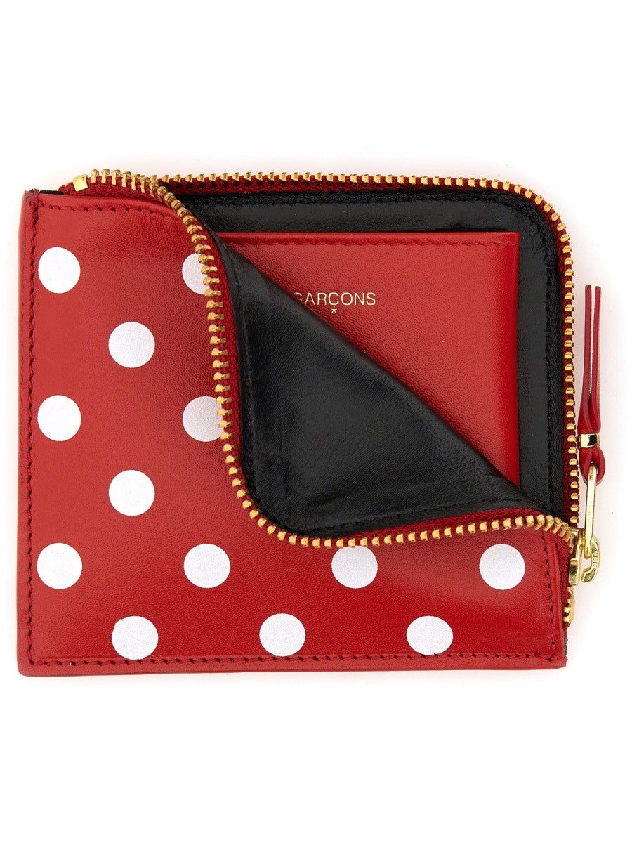 COMME DES GARCONS WALLET POLKA DOT WALLET