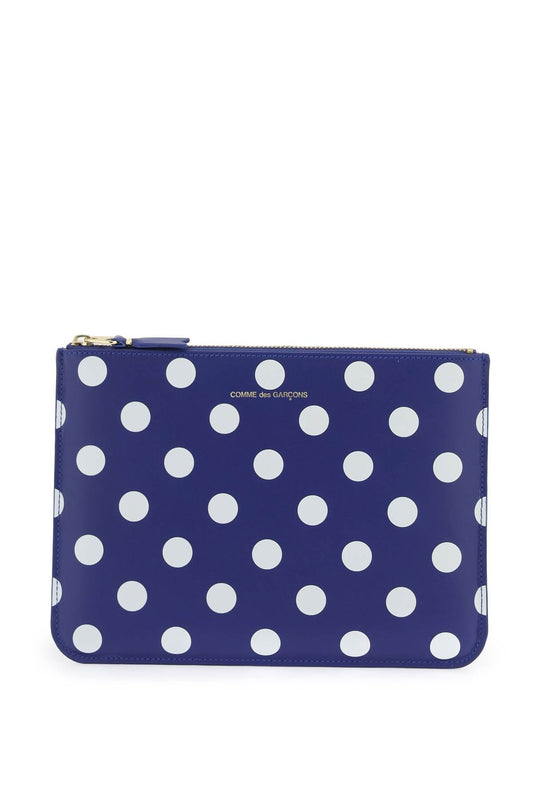 COMME DES GARCONS WALLET polka dots pouch