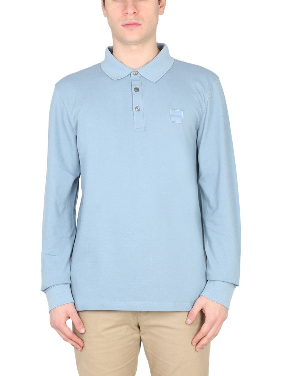 Boss POLO WITH LOGO PATCH