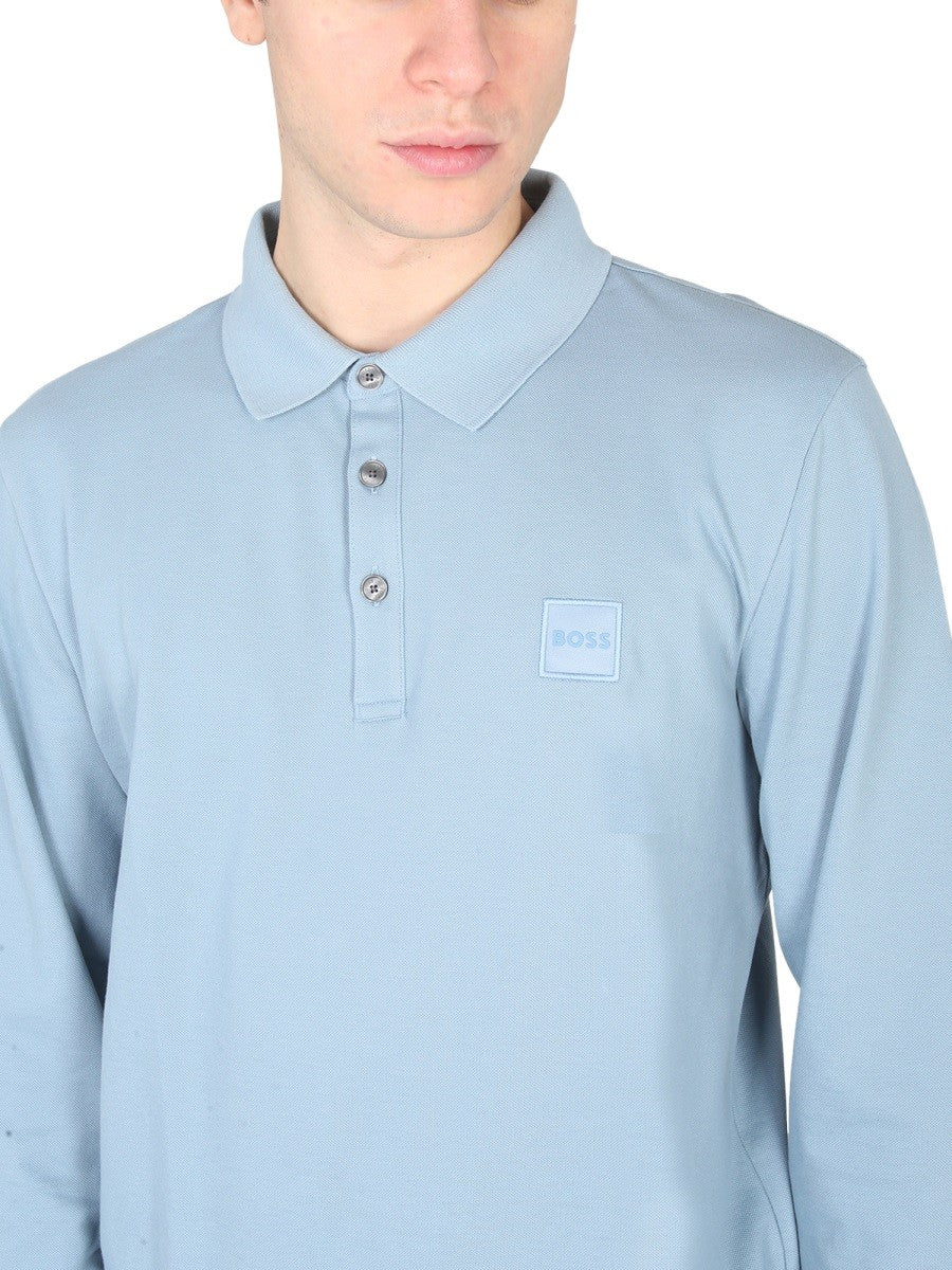 Boss POLO WITH LOGO PATCH