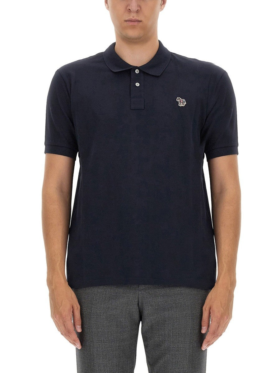 PS BY PAUL SMITH POLO WITH LOGO PATCH