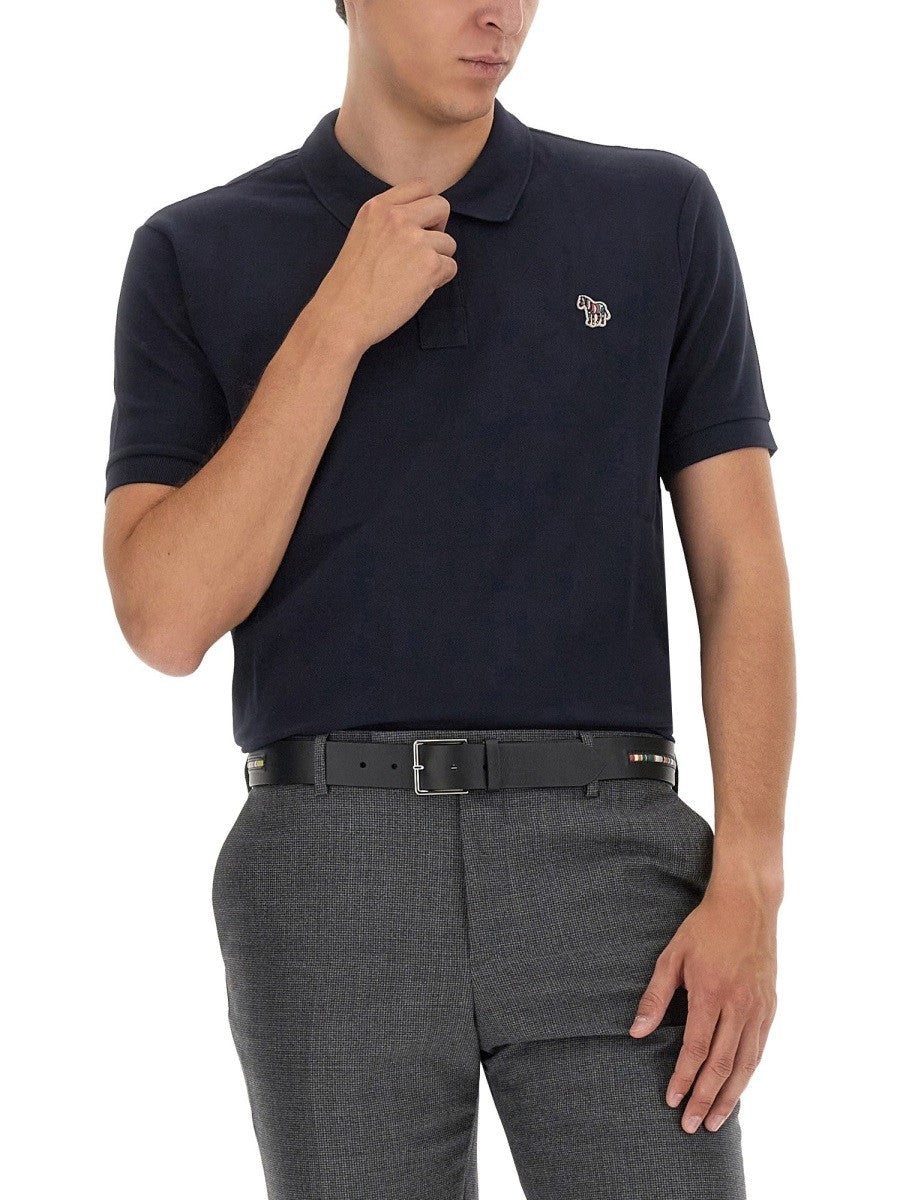 PS BY PAUL SMITH POLO WITH LOGO PATCH