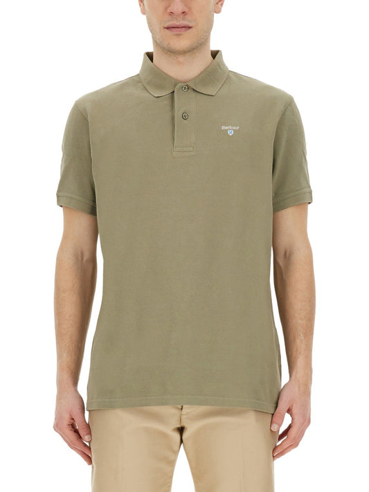 BARBOUR POLO WITH LOGO