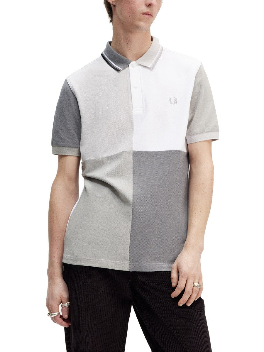 FRED PERRY X BEAMS POLO WITH LOGO