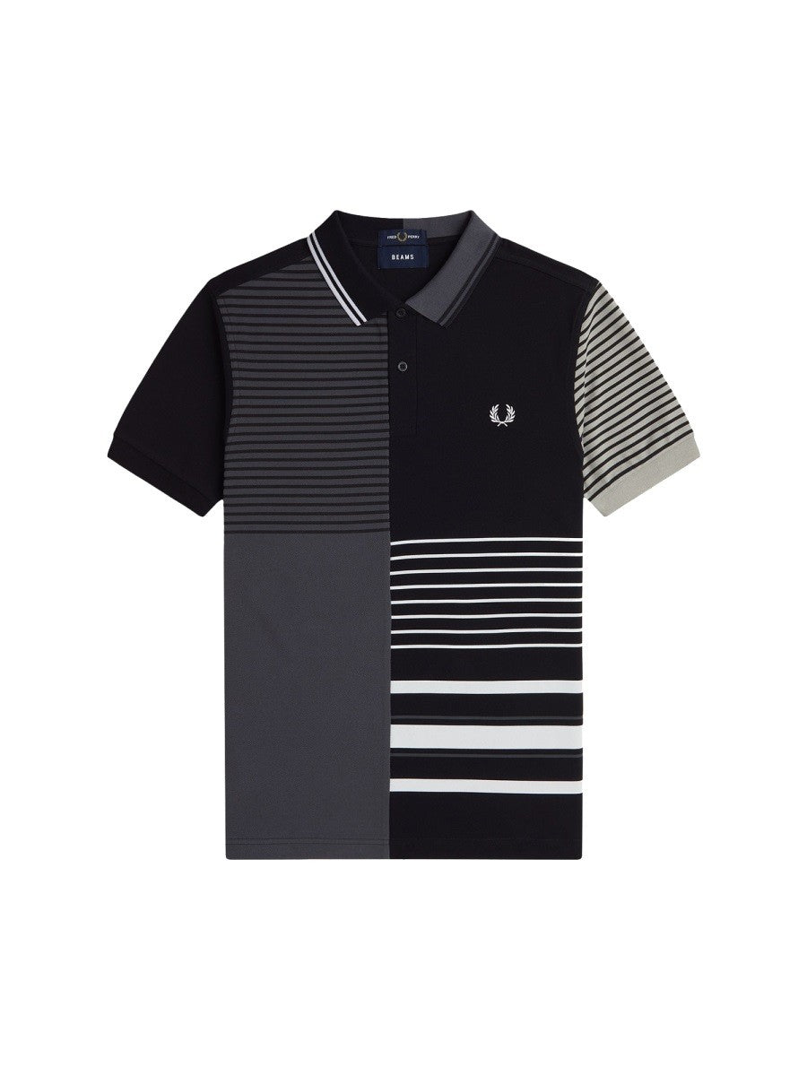 FRED PERRY X BEAMS POLO WITH LOGO