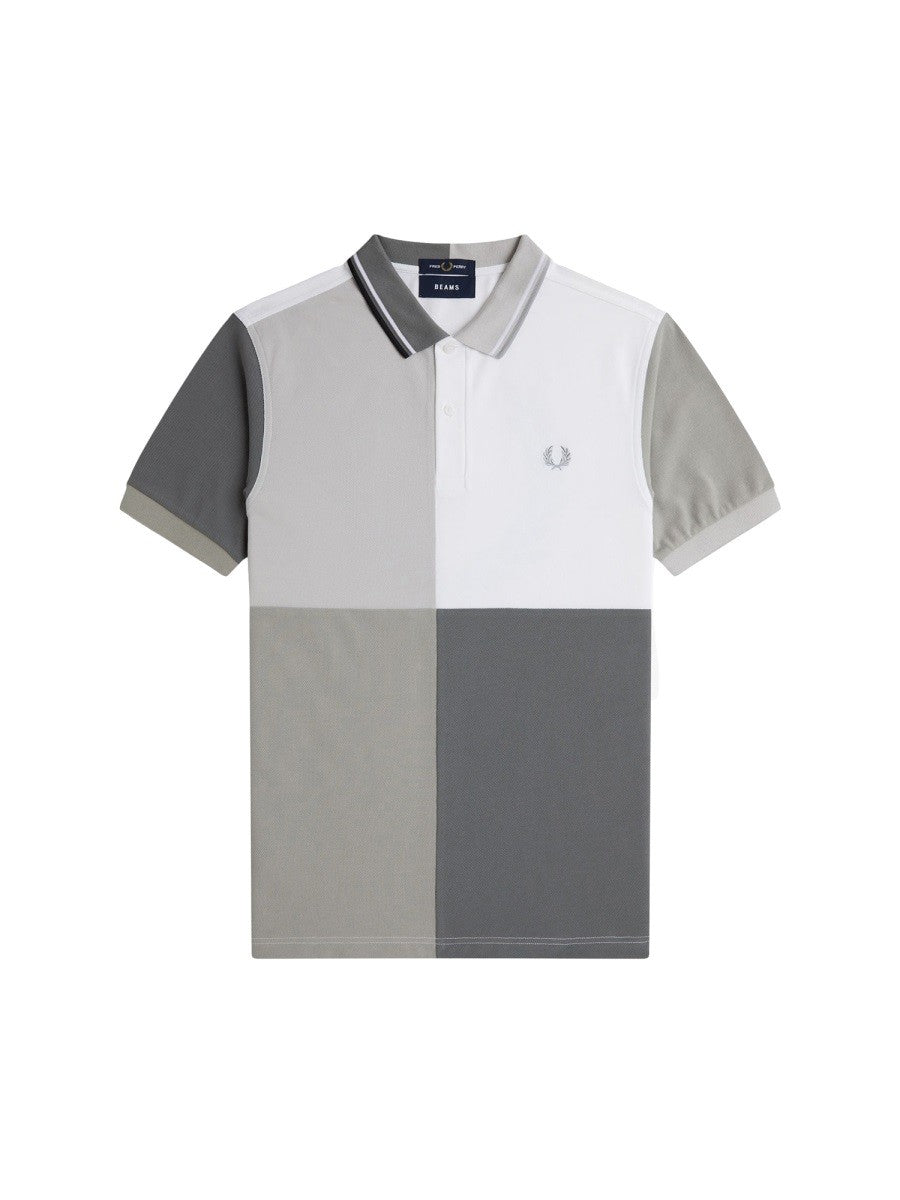 FRED PERRY X BEAMS POLO WITH LOGO