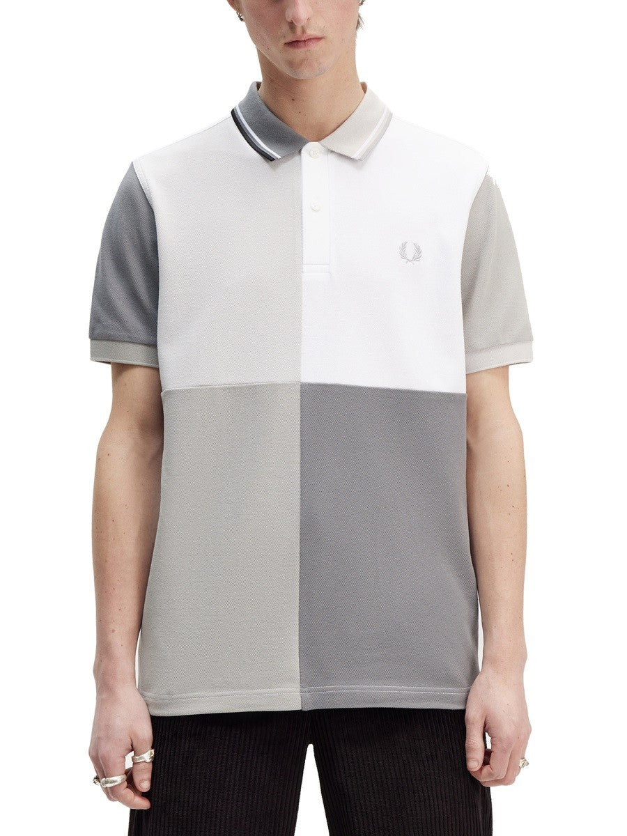 FRED PERRY X BEAMS POLO WITH LOGO