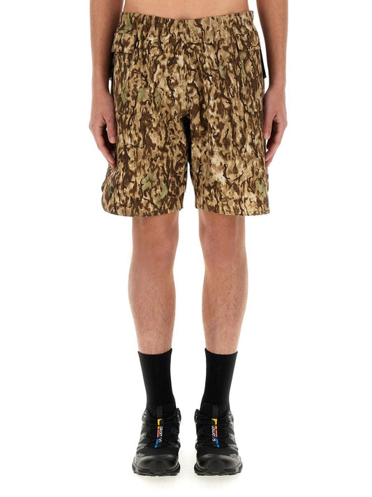 SOUTH2 WEST8 POLY STRETCH BERMUDA SHORTS