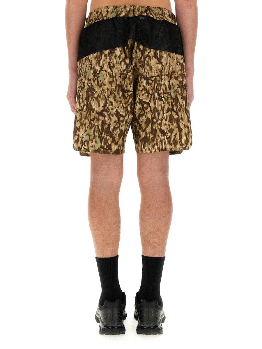 SOUTH2 WEST8 POLY STRETCH BERMUDA SHORTS