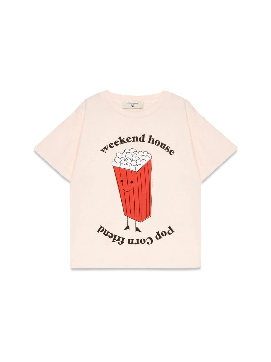 WEEKEND HOUSE KIDS pop corn t-shirt