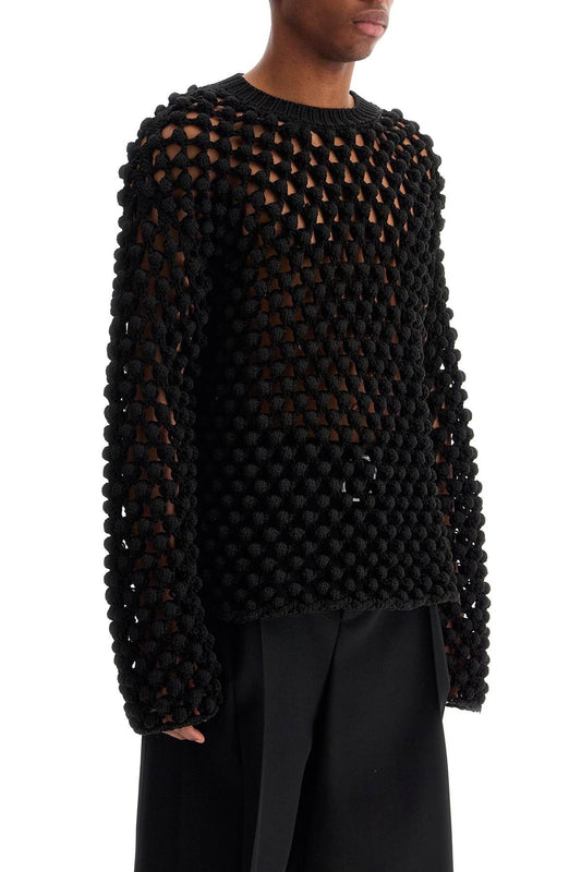 JIL SANDER popcorn stitch sweater