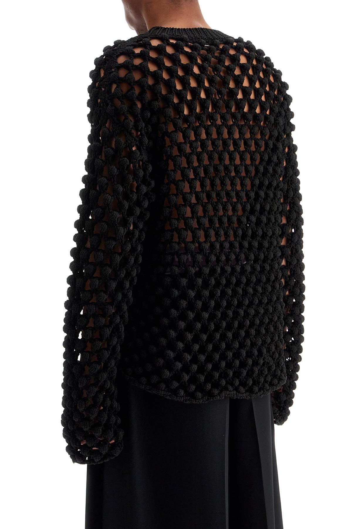 JIL SANDER popcorn stitch sweater