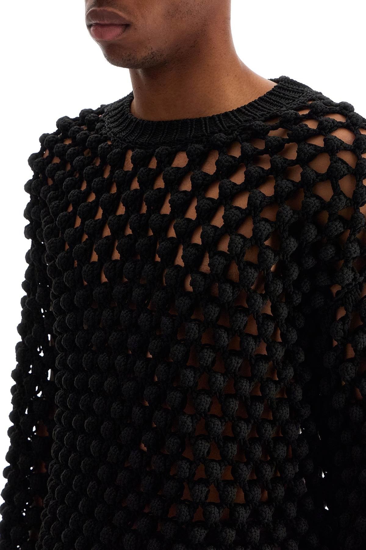 JIL SANDER popcorn stitch sweater