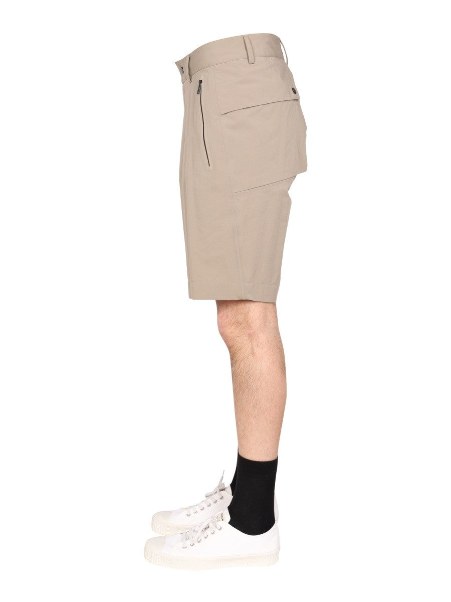 MONOBI POPLIN BERMUDA SHORTS