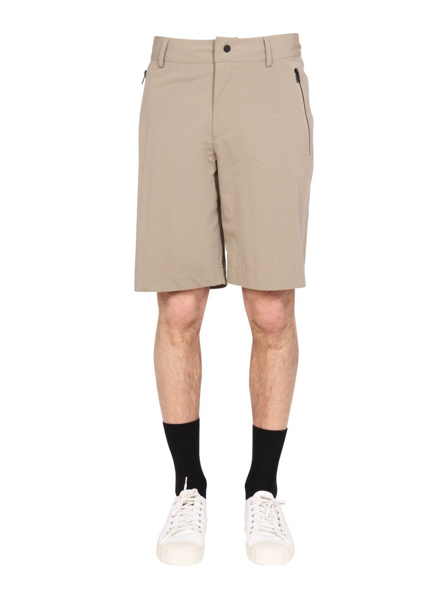 MONOBI POPLIN BERMUDA SHORTS