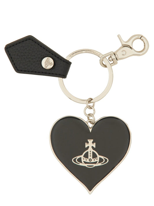 Vivienne Westwood "MIRROR HEART" KEYCHAIN