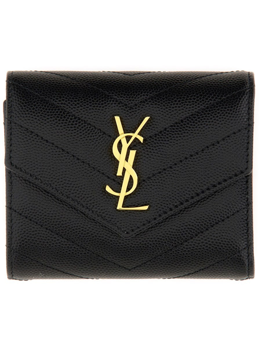 Saint Laurent "CASSANDRE" MATELASSÉ MULTI-FOLD WALLET