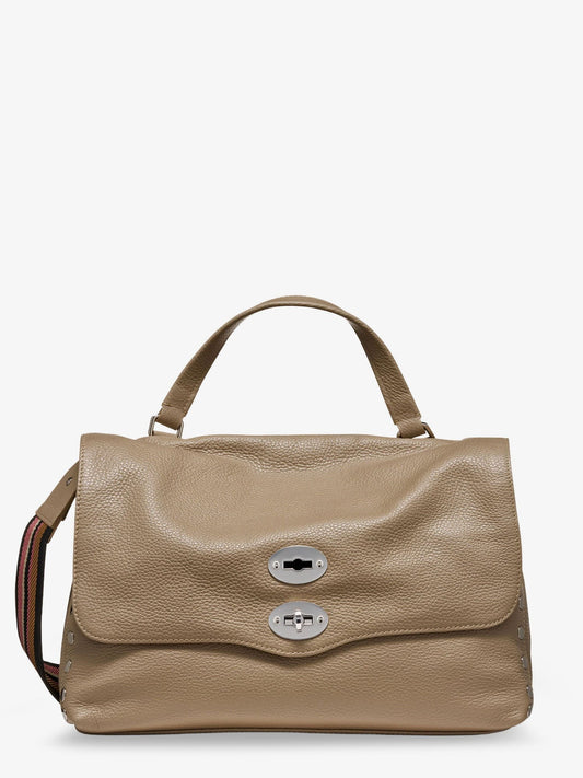 ZANELLATO Postina M leather crossbody bag with double shoulder strap