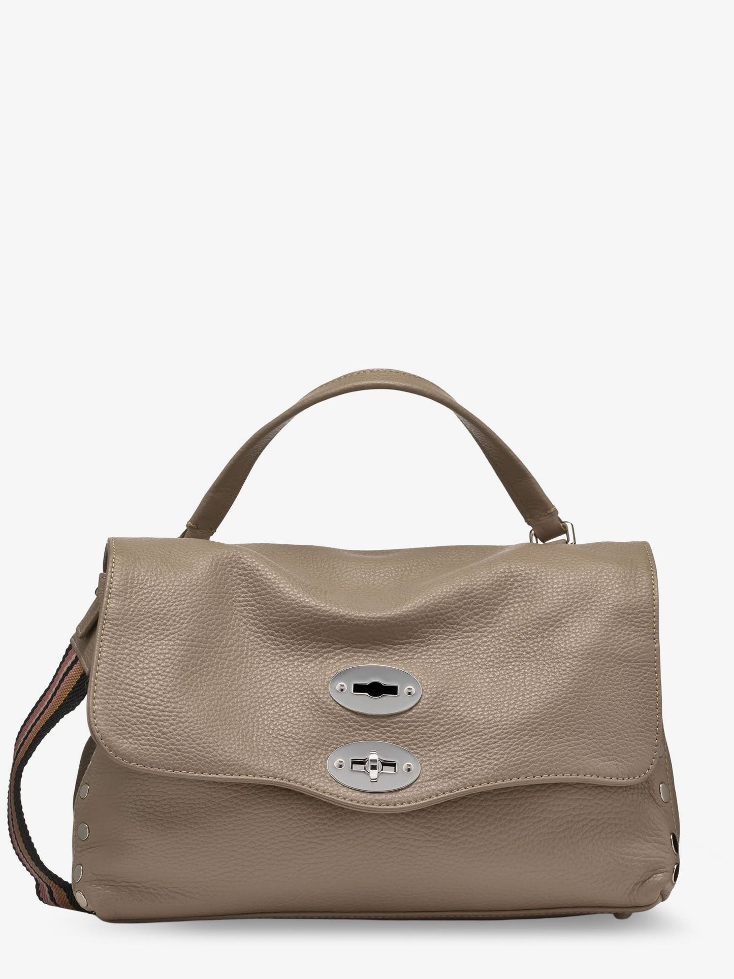 ZANELLATO Postina S leather crossbody bag with double shoulder strap