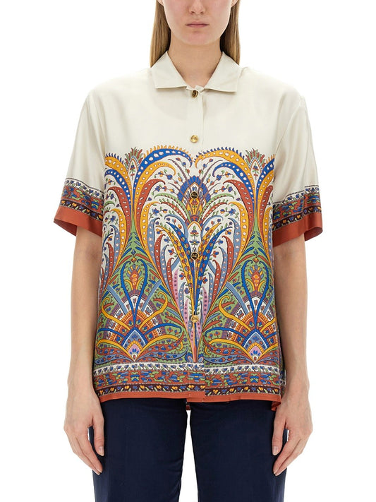 Etro PRINTED SILK SHIRT