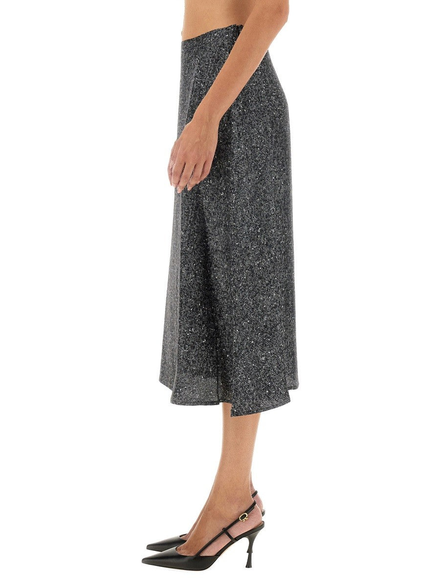 KITON PRINTED SKIRT