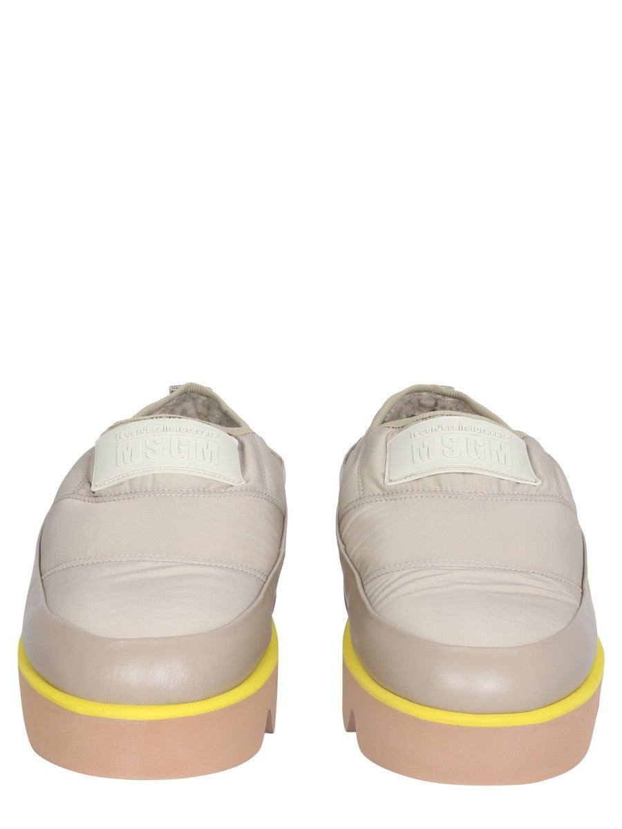 msgm PUFFED SNEAKERS