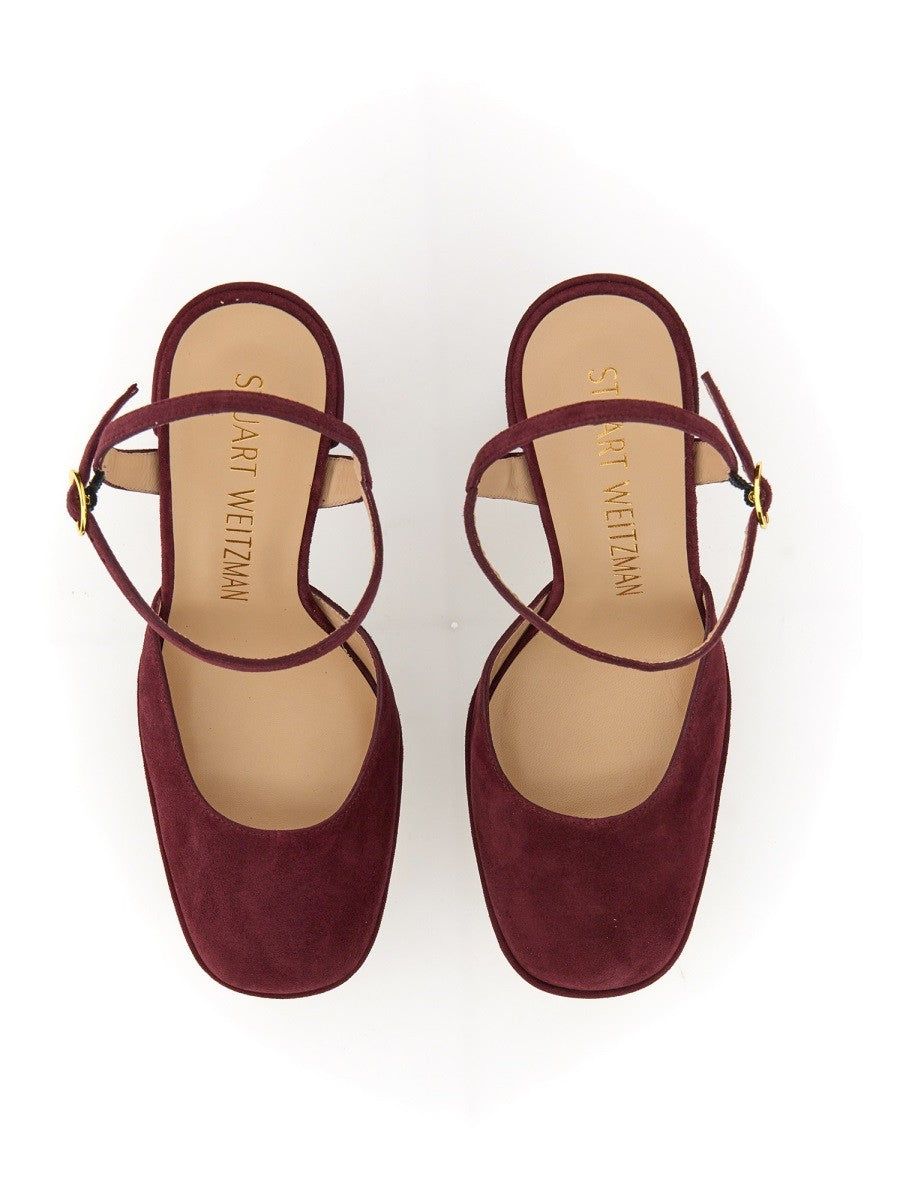 Stuart Weitzman PUMP IN SUEDE