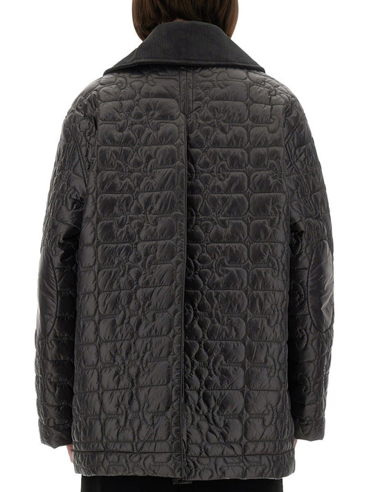 GANNI QUILTED MIDI JACKET