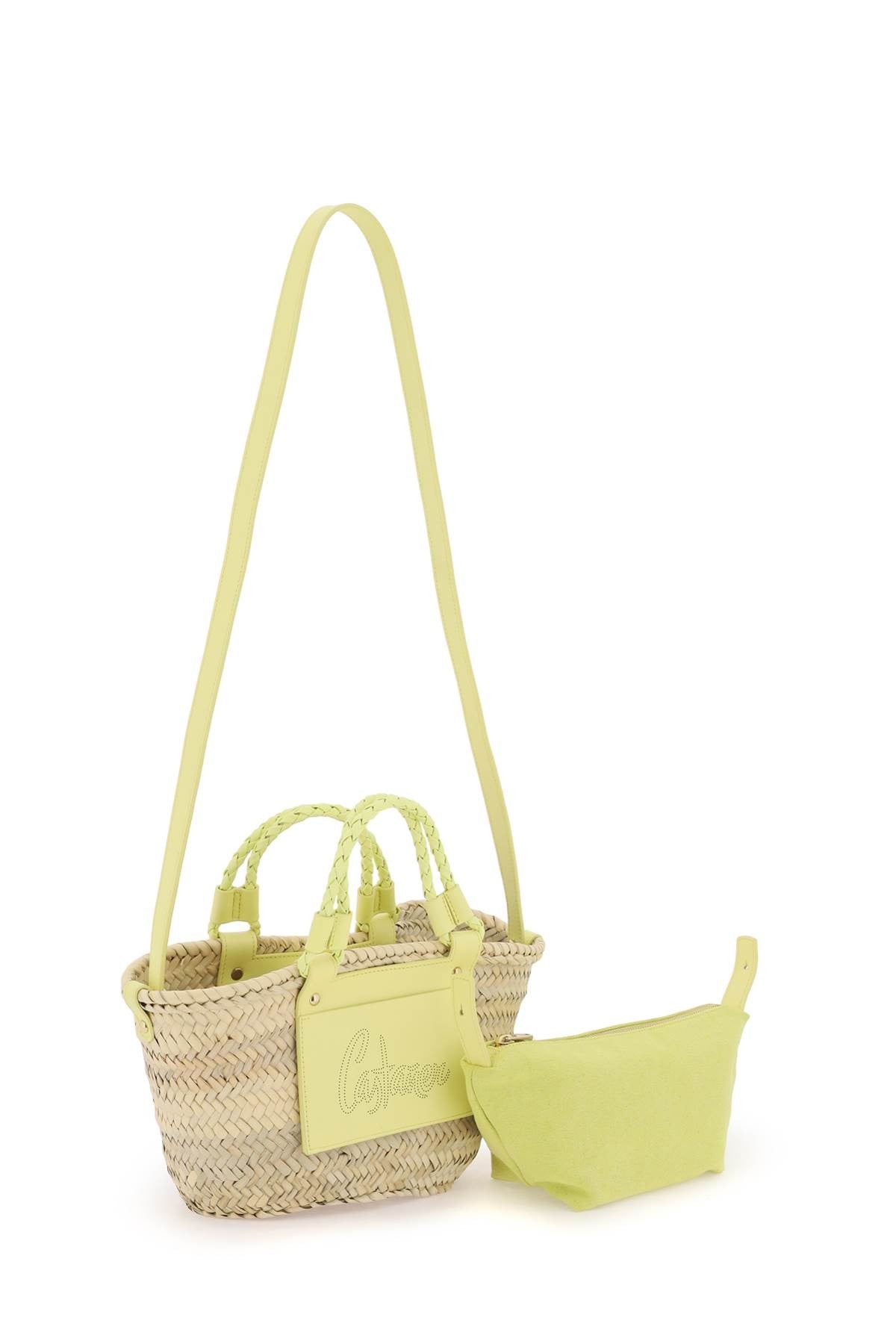 Castaner raffia basket bag for