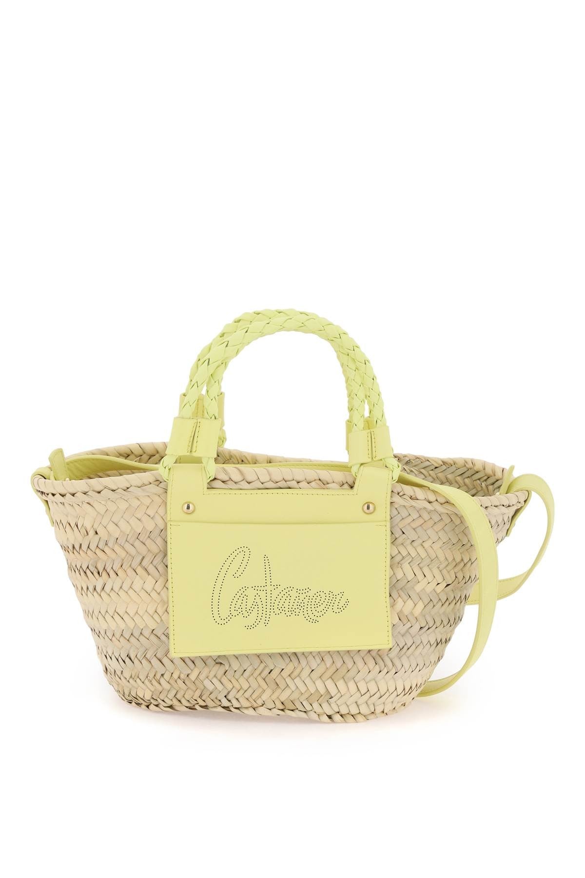 Castaner raffia basket bag for