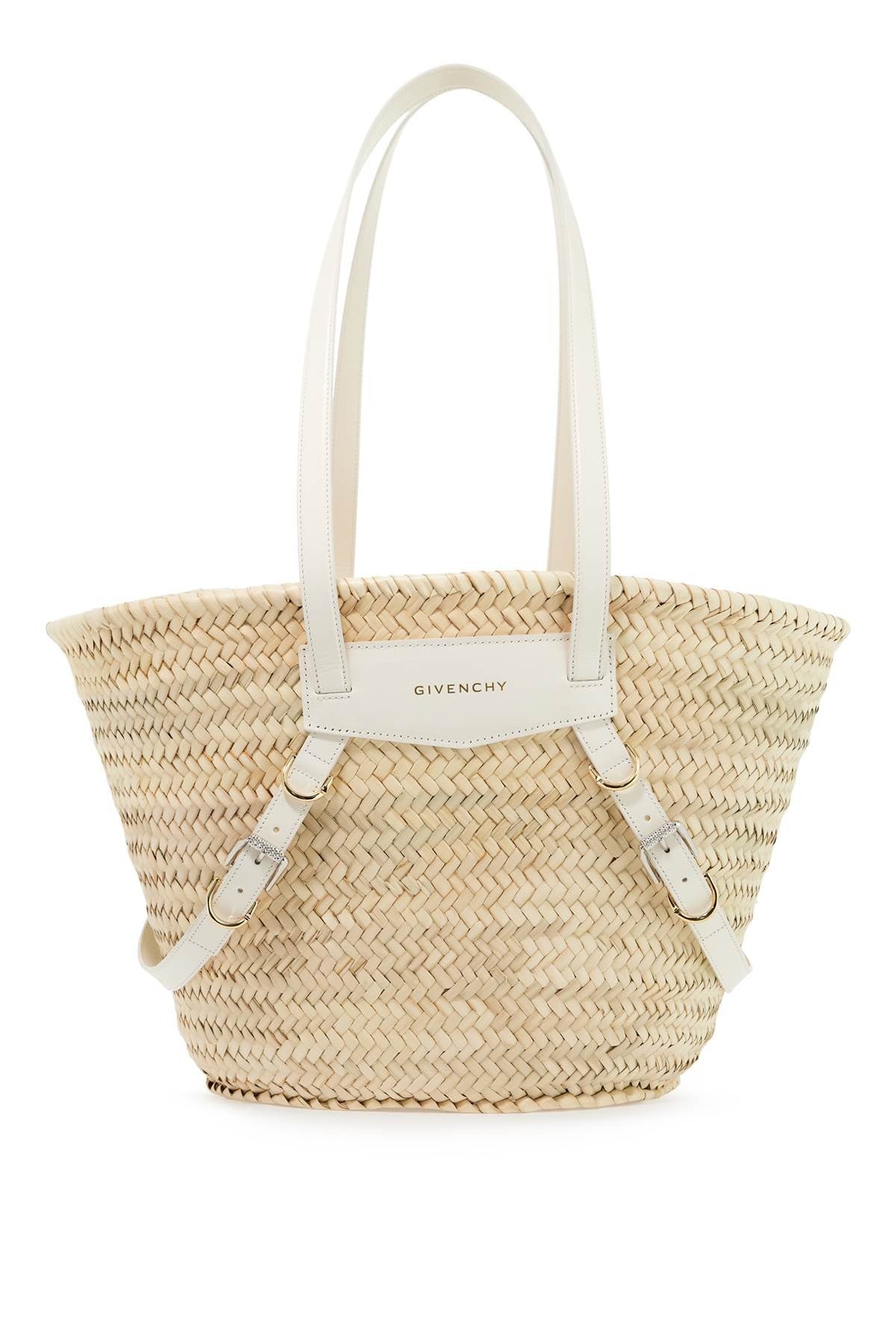 Givenchy raffia voyou medium shoulder bag