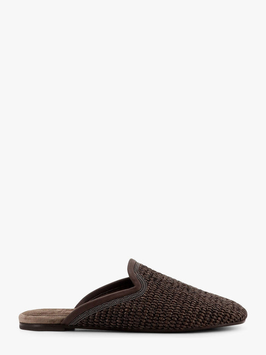 Brunello Cucinelli TECHNO RAFFIA SLIPPER