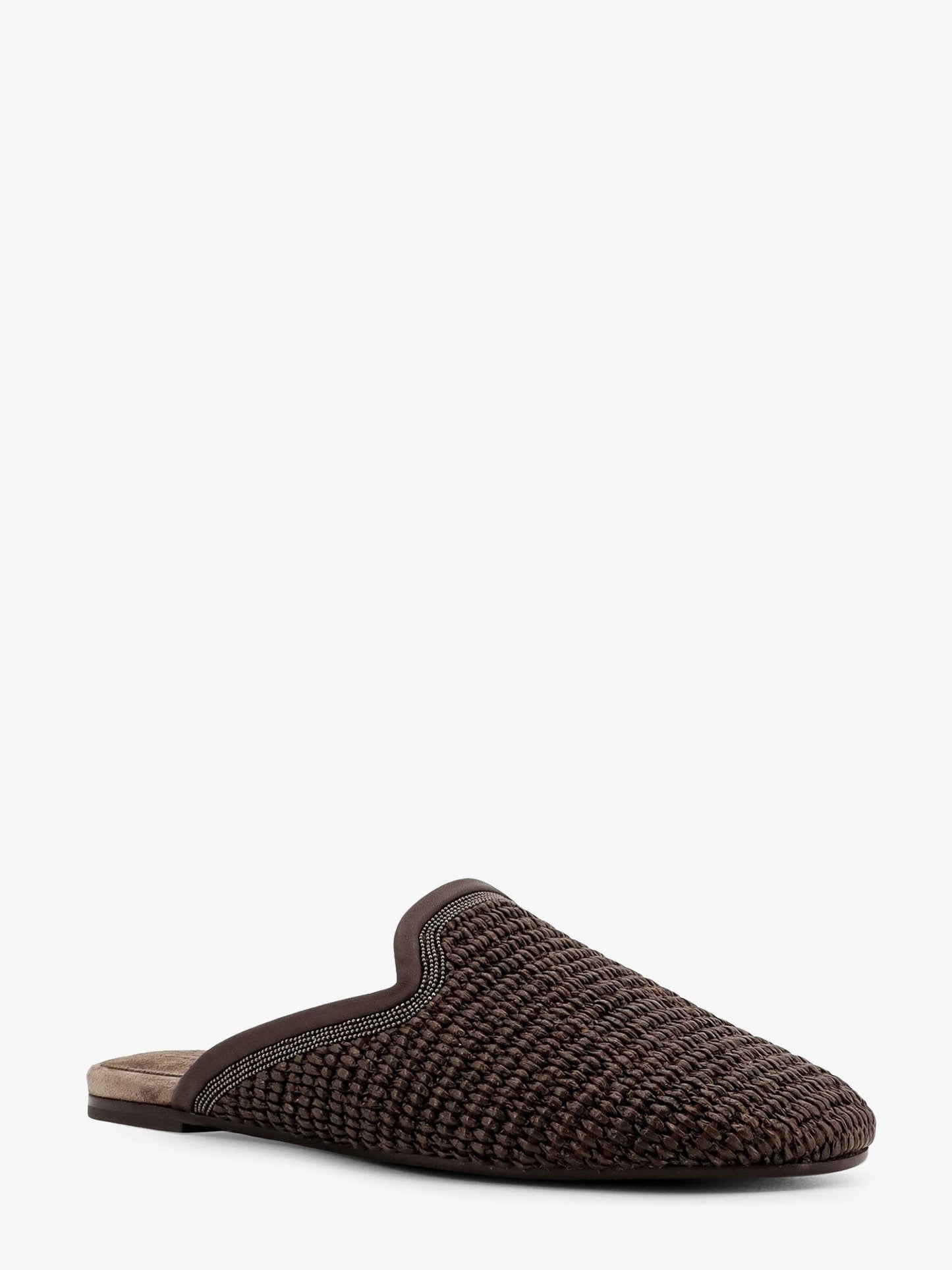 Brunello Cucinelli TECHNO RAFFIA SLIPPER