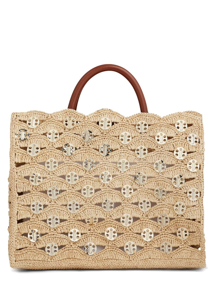 RABANNE RAFIA BAG.