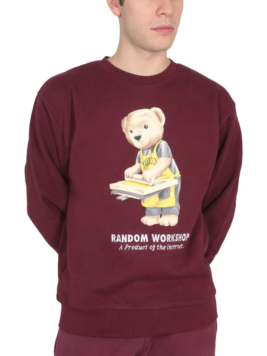 MARKET RANDOM WORKSHOP BEAR SWEATSHIRT