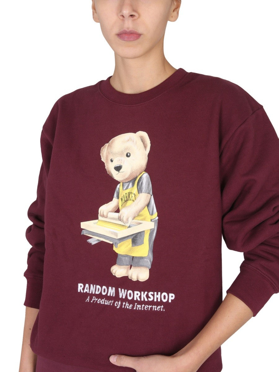 MARKET RANDOM WORKSHOP BEAR SWEATSHIRT