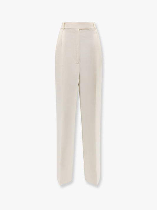 ROHE Recycled material trouser with wide leg