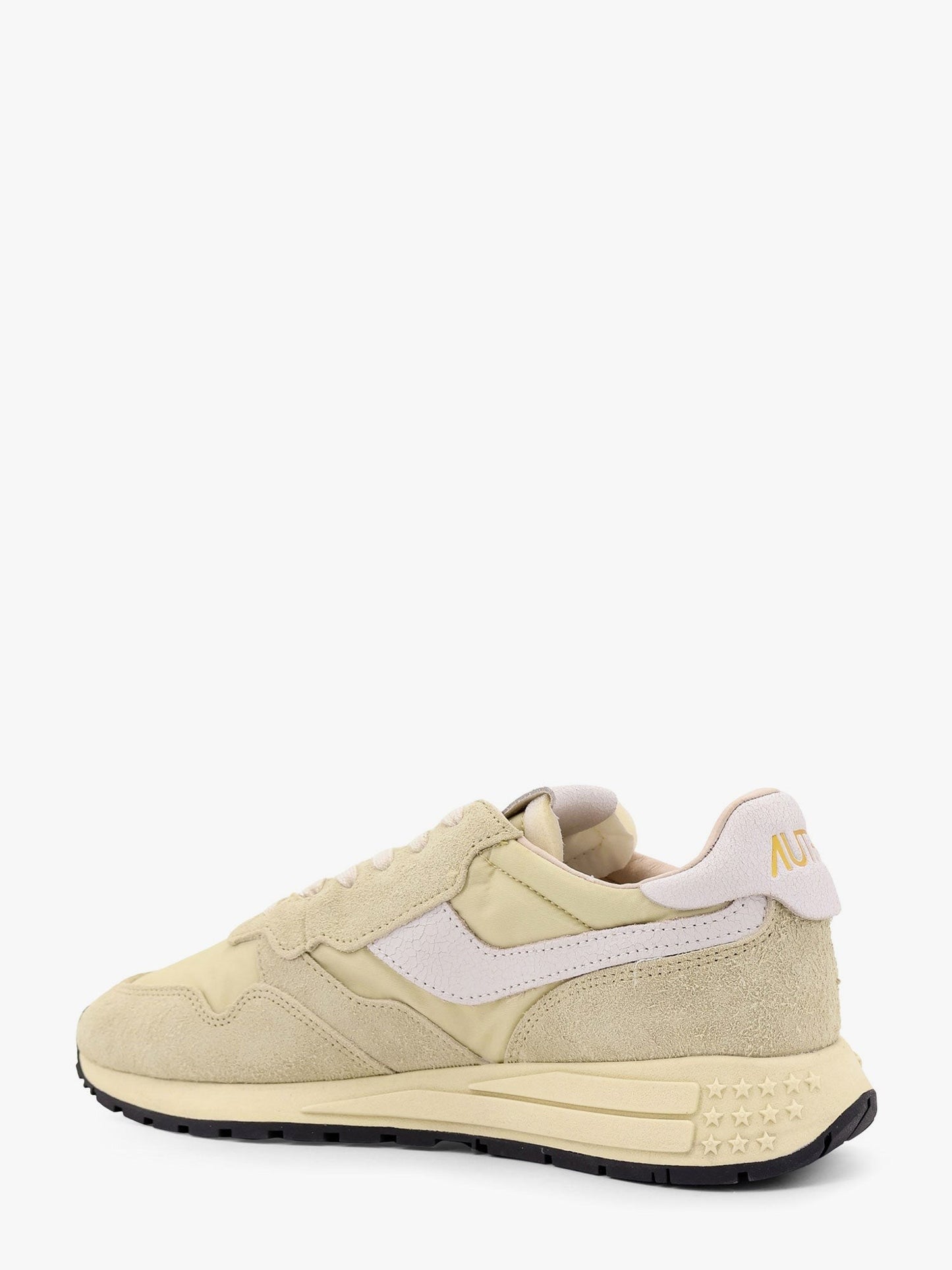 Autry Reelwind low leather and nylon sneakers