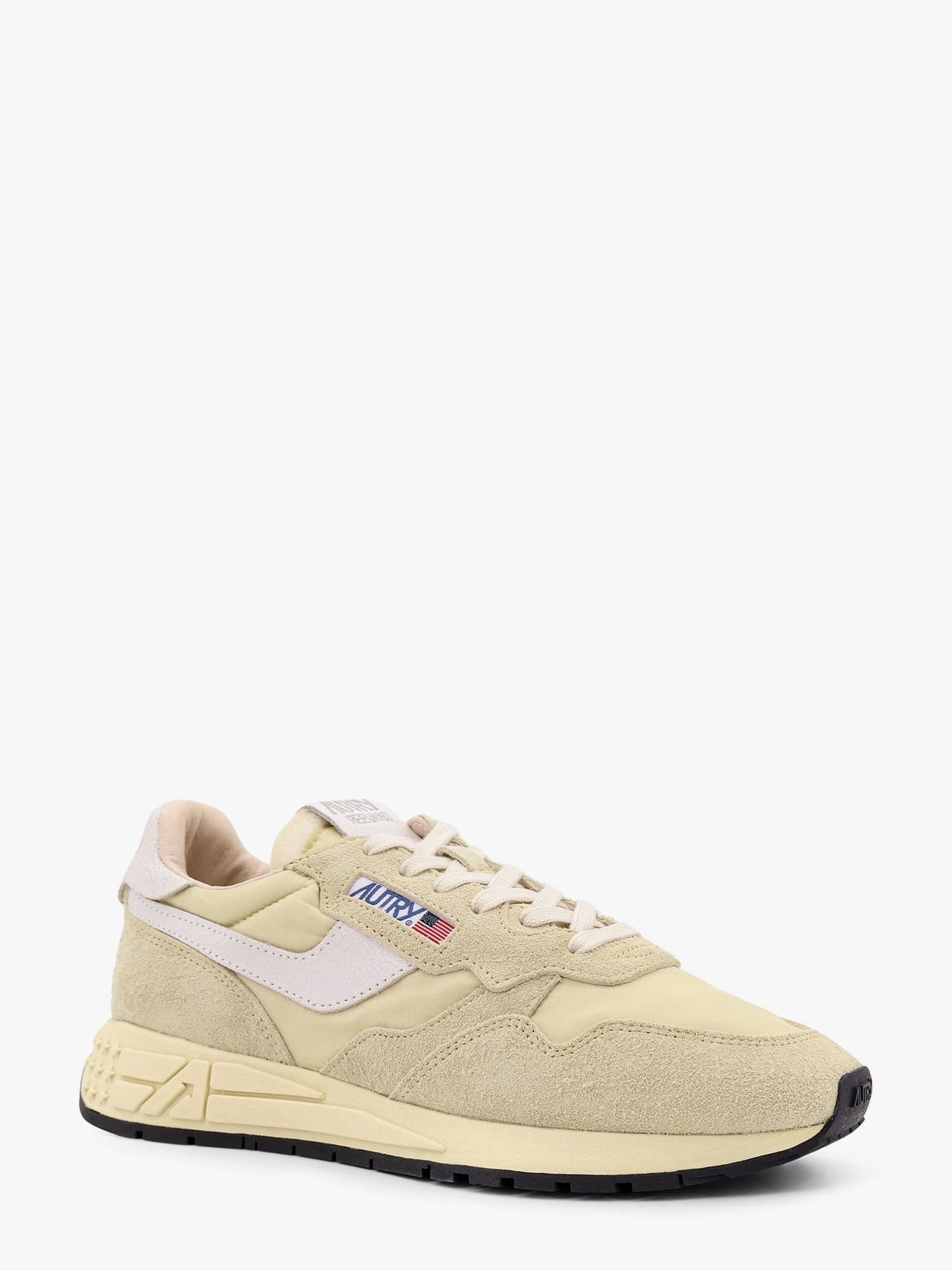 Autry Reelwind low leather and nylon sneakers