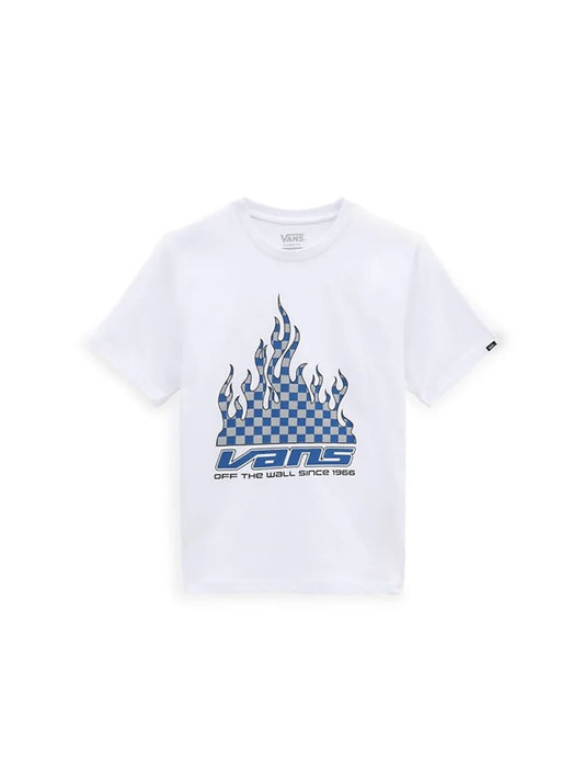 Vans reflective checkerboard flame t-shirt