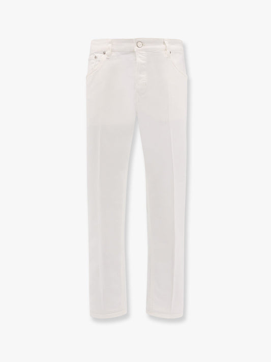 Pt Torino Reggae white denim trouser
